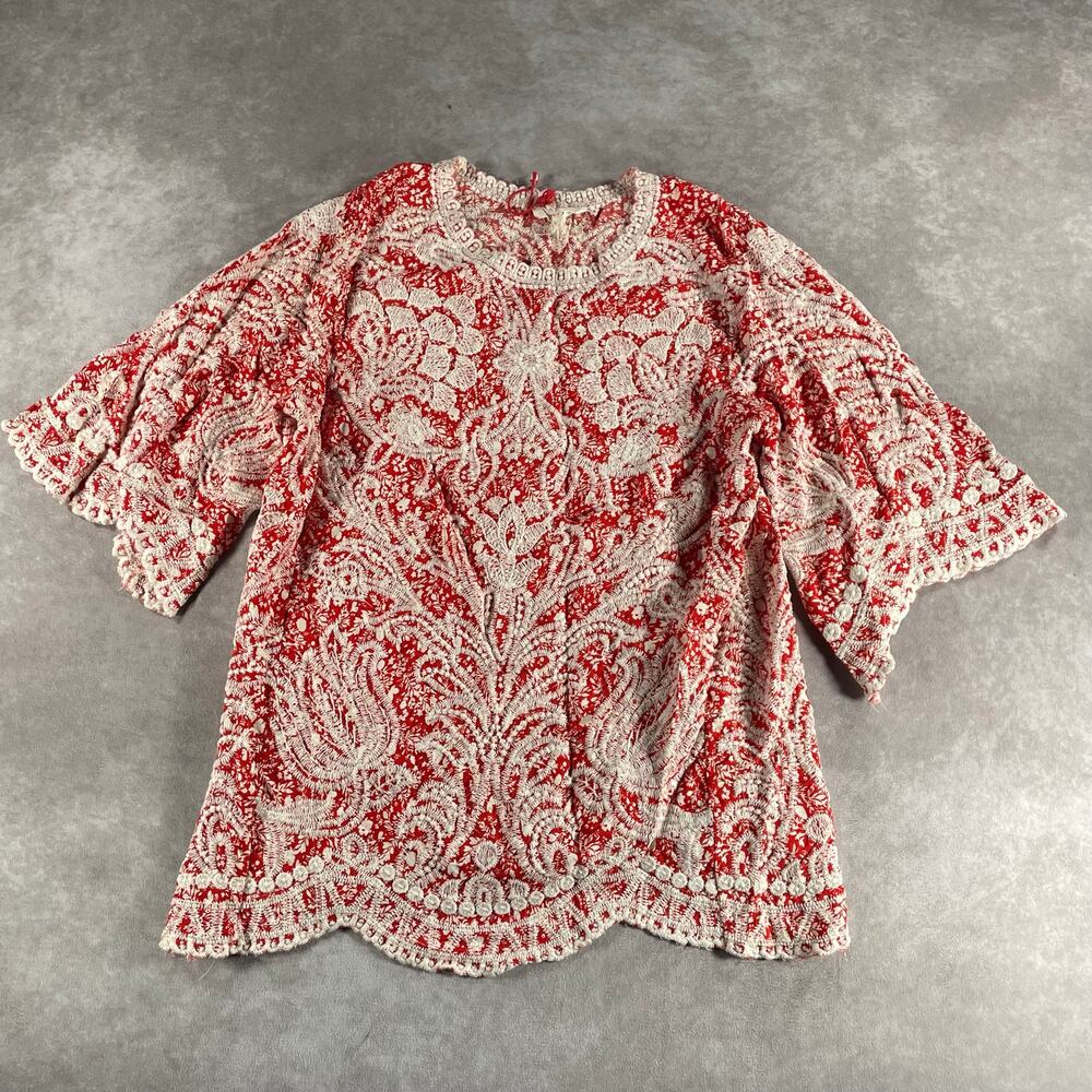 Women’s Solitaire Casual Dress Folk Boho XL Top 16.5x24